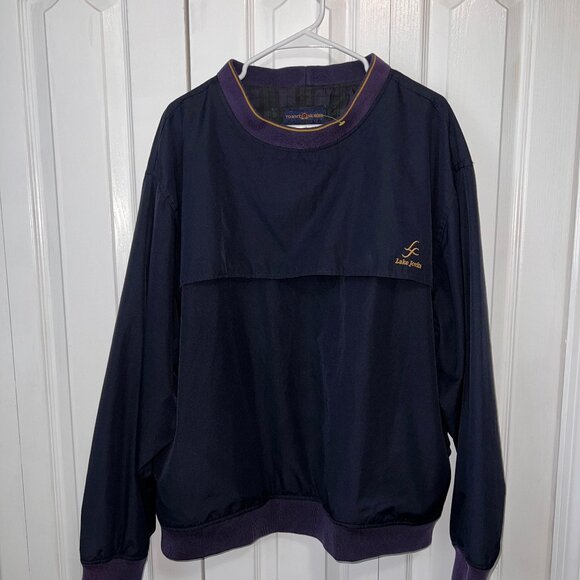Vintage Tommy Hilfiger Golf Reversible Windbreaker Pullover Top Size XXL Large - Picture 1 of 10